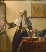 Johannes Vermeer Young Woman with a Water Pitcher oil painting